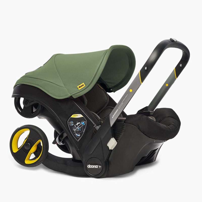 Infant Car Seat & Stroller with LATCH Base – Desert Green