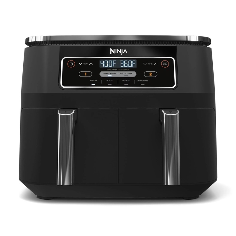 Ninja Foodi 4-in-1 8-Quart DualZone Air Fryer – Black