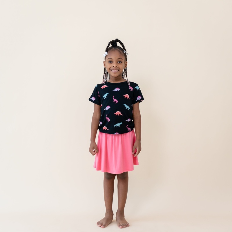 Toddler Basic Tee in Midnight Roar