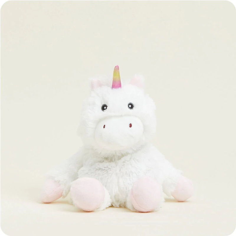 Warmies White Unicorn Warmies Junior (9″)