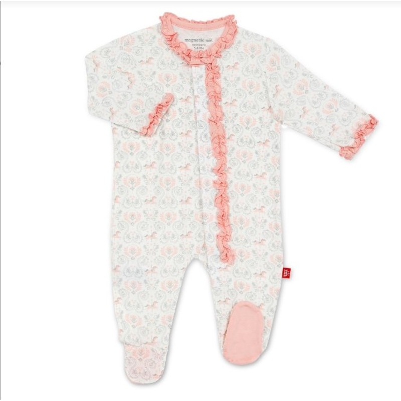 Carousel Modal Magnetic Footie w/ruffles