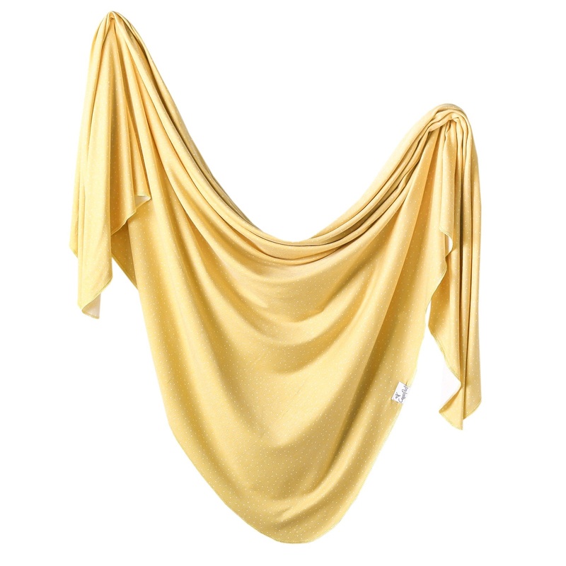 Knit Swaddle Blanket – Marigold