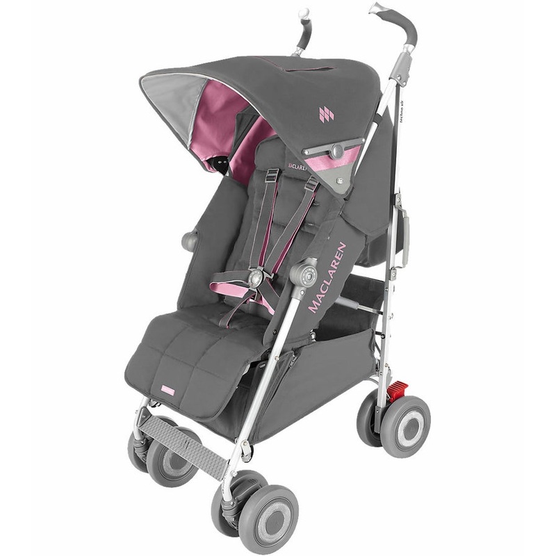 Maclaren Open Box Techno XLR Stroller – Dove/Orchid Smoke