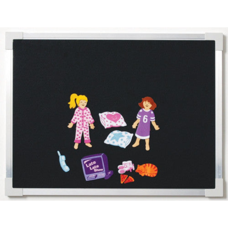 Magnetic Dry-Erase/Flannel Board