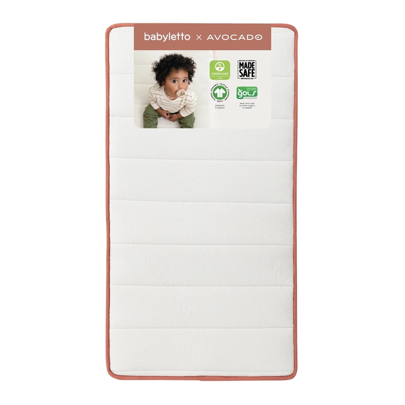 Babyletto x Avocado Organic Crib Mattress 2-Stage and 100% Nontoxic – White