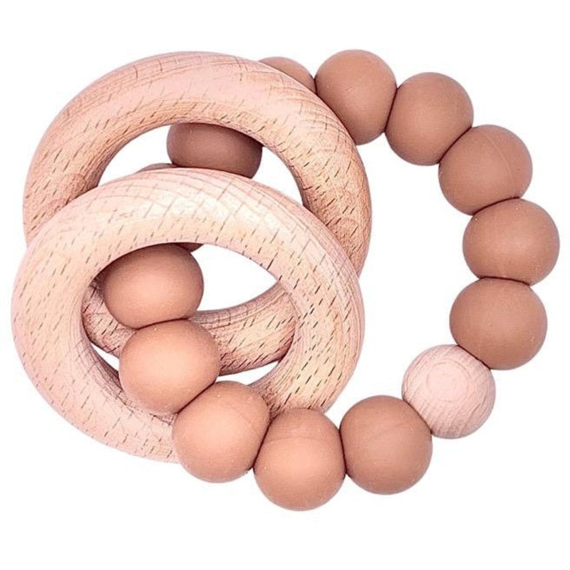 Sugar + Maple Ring Teether | Cocoa