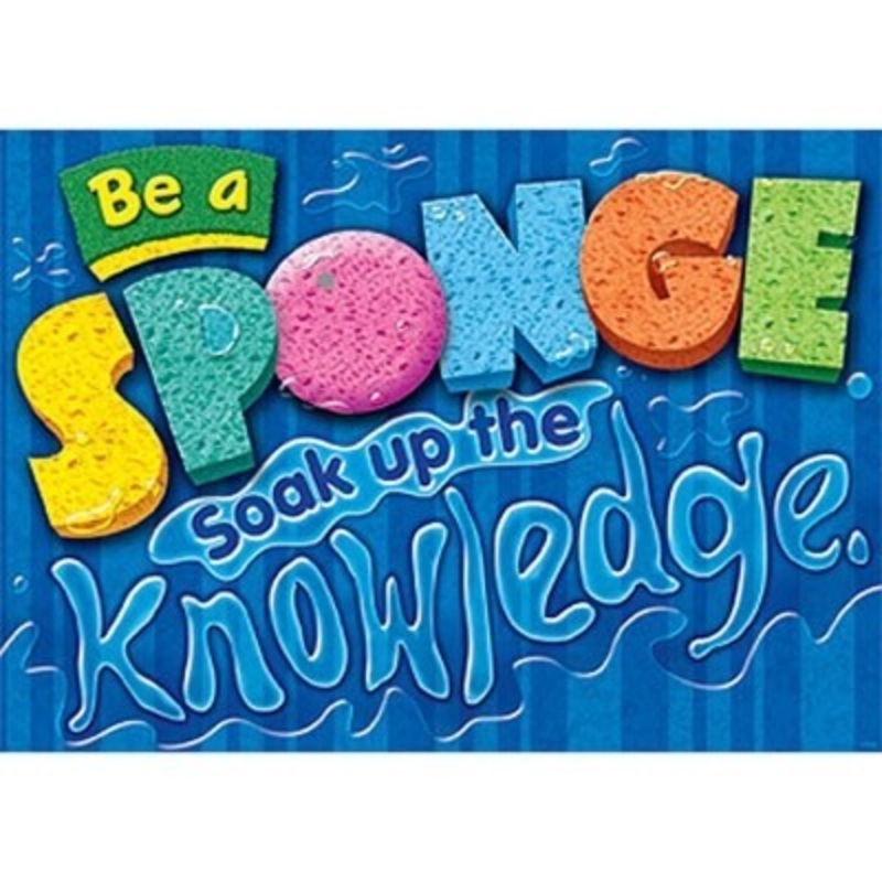 Argus Poster: Be A Sponge