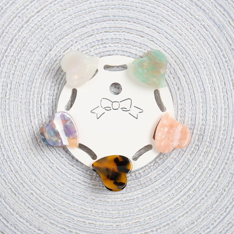 Mini Momo Hair Claw Clip – Cute Small Pin Heart