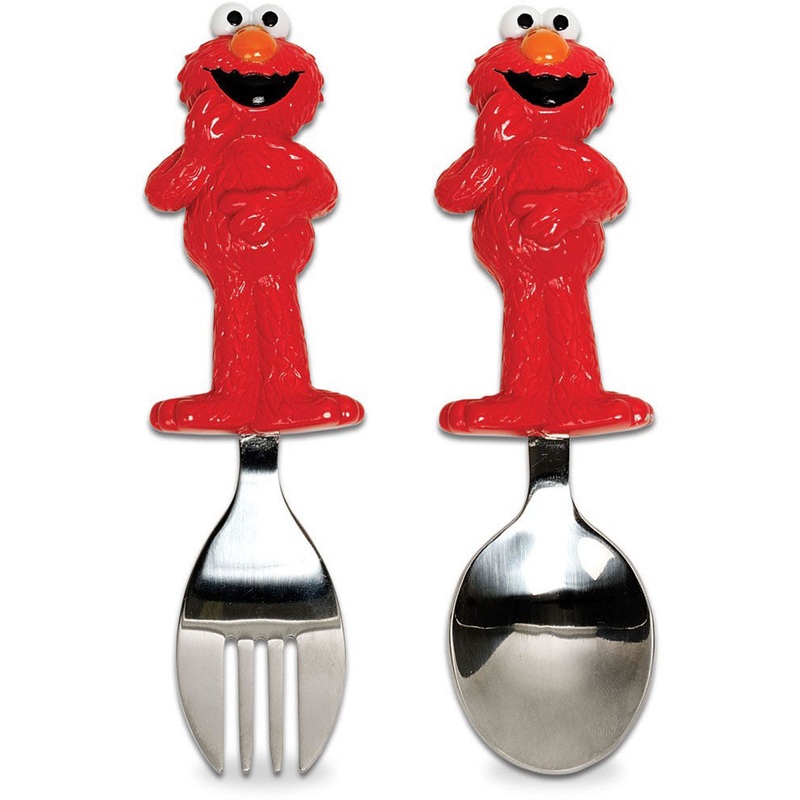 Munchkin Sesame Street Elmo Fork & Spoon