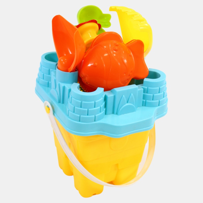 Castle Beach Bucket  Yellow