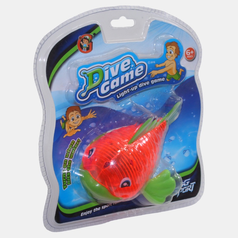 Fish Dive Game Beach Toy  Orange