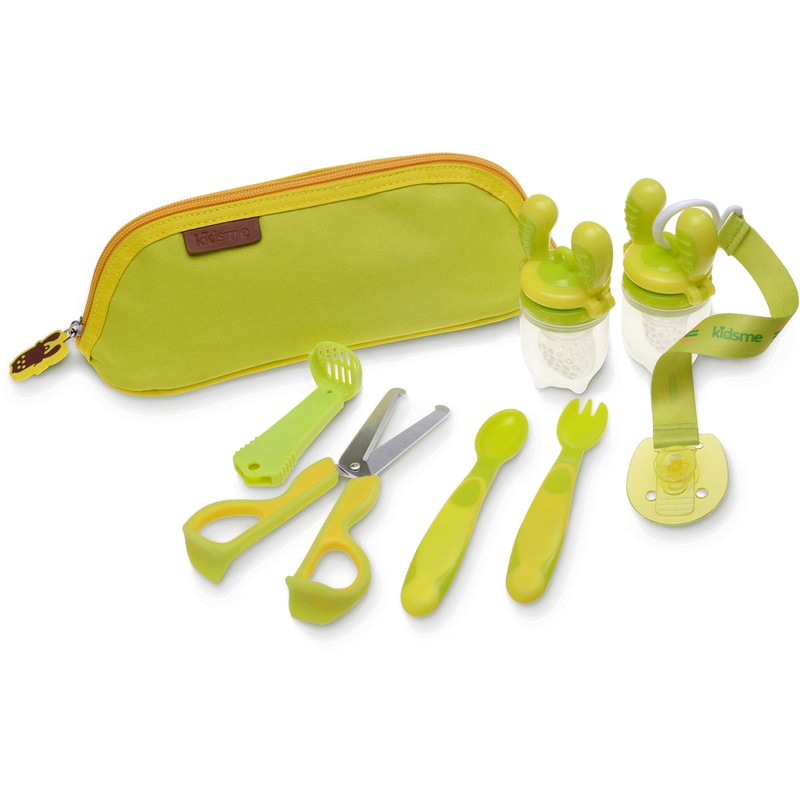 Kidsme Baby Mealtime Kit – Green/Yellow