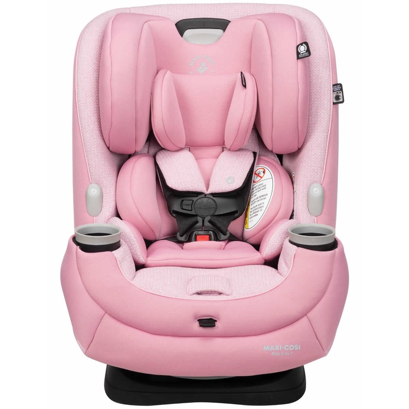 Maxi-Cosi Pria 3-in-1 Convertible Car Seat, Sweater Knit – Rose Pink