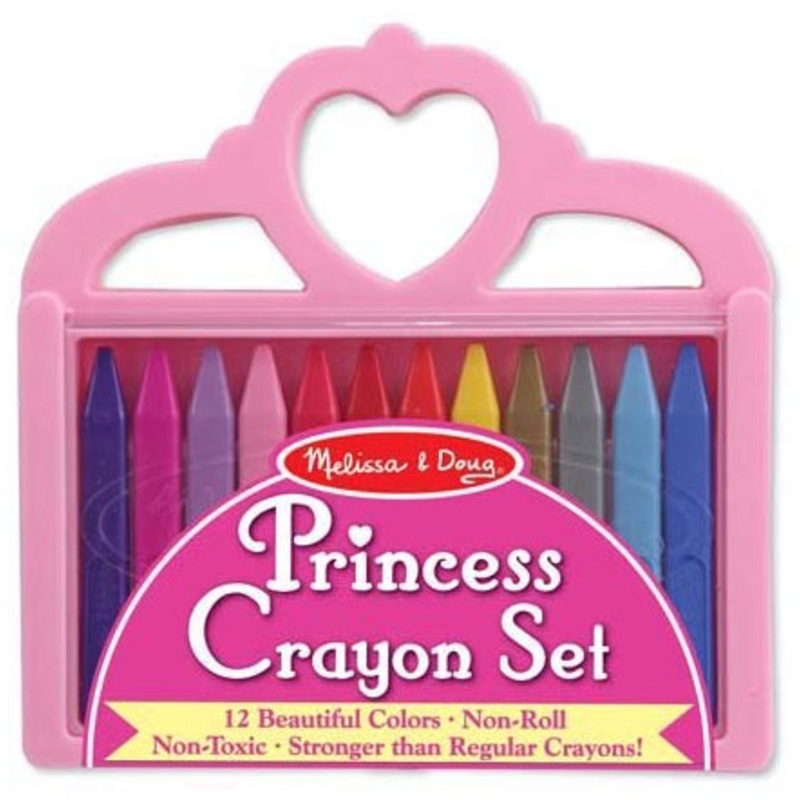 Melissa & Doug Princess Crayon Set