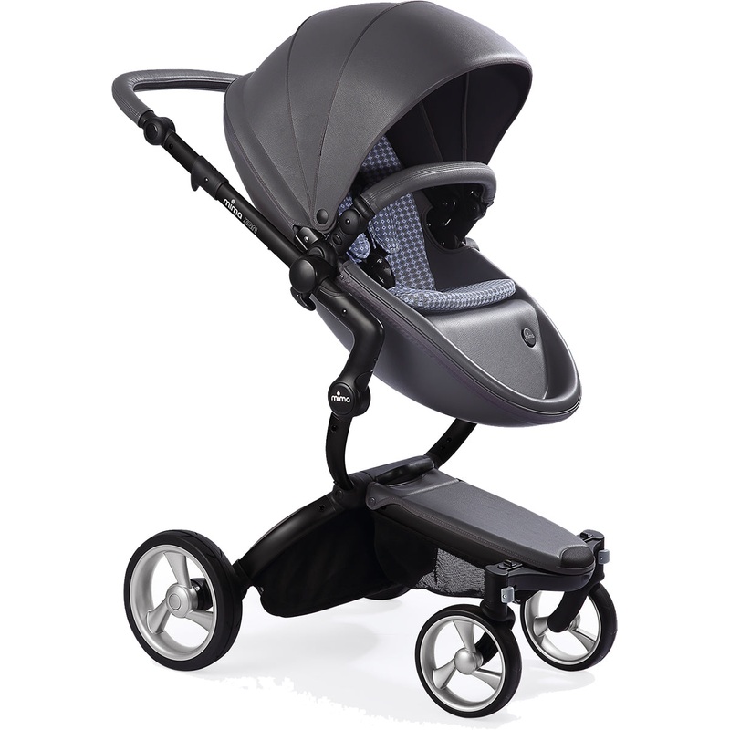 Mima Xari Complete Stroller, Black – Cool Grey / Retro Blue