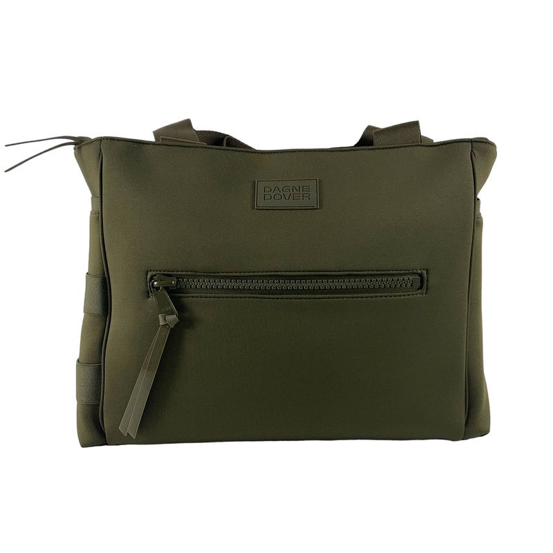 Dagne Dover Large Wade Diaper Tote, Dark Moss