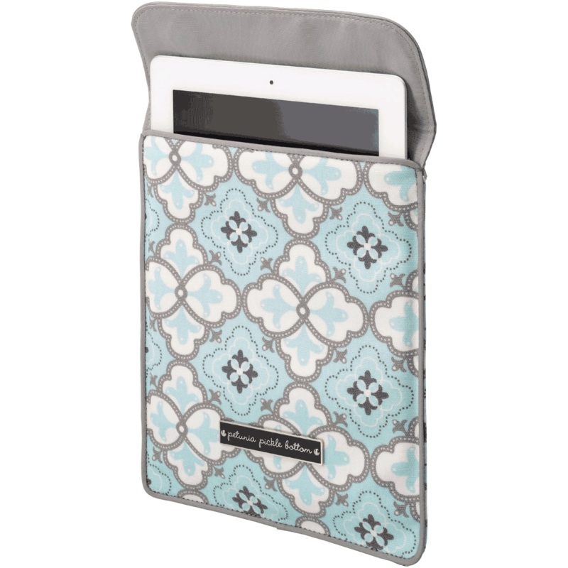 Petunia Pickle Bottom Stowaway iPad Sleeve in Classically Crete