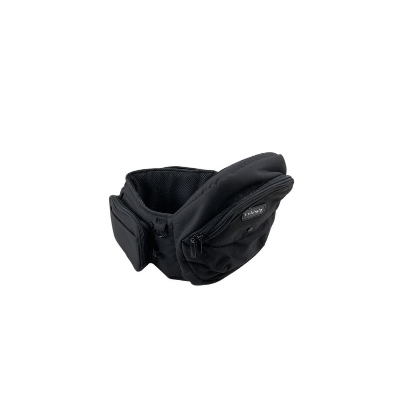 TushBaby Hip Baby Carrier, Black