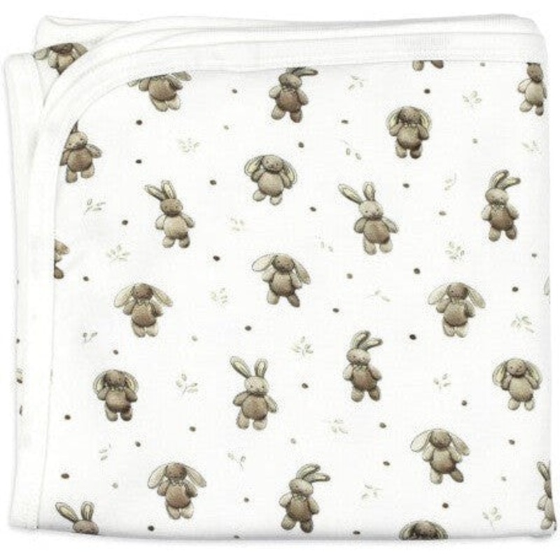 L’ovedbaby Organic Blanket | Brixy Bunny Shadow