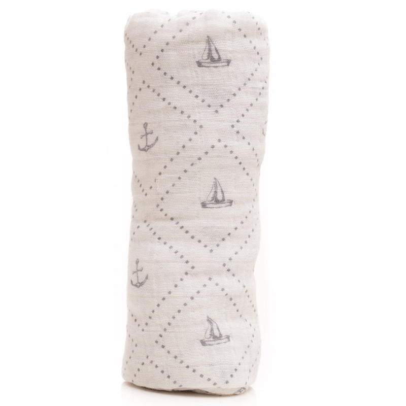 Little Unicorn Cotton Muslin Swaddle – Anchors Aweigh