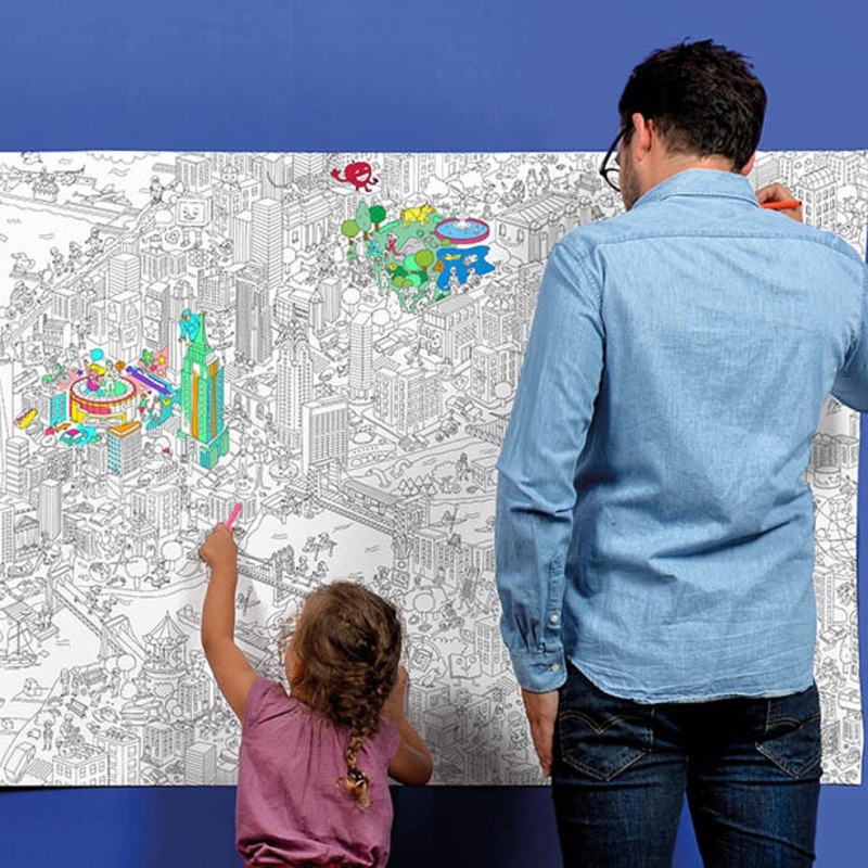 OMY XXL Colouring Poster – New York
