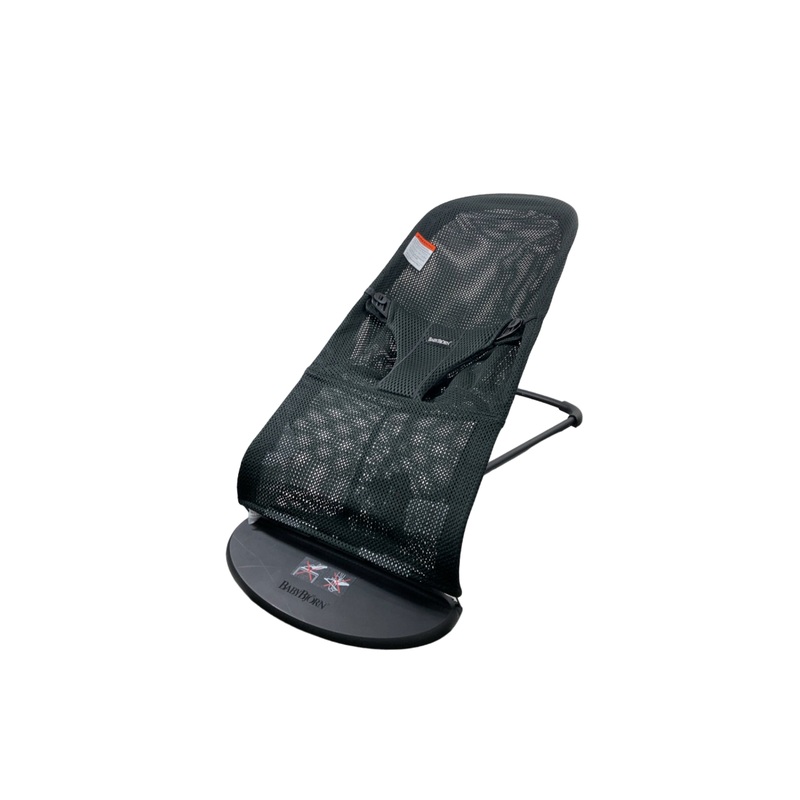 BabyBjorn Bouncer Bliss, Black Frame, Anthracite Mesh