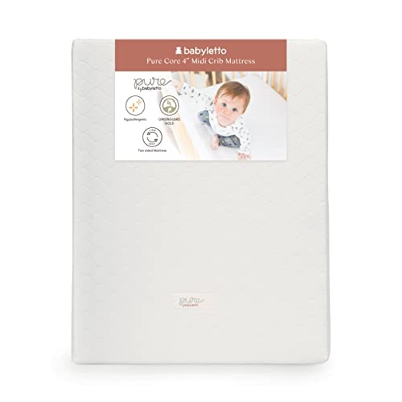 Babyletto Pure Core 4 Midi Crib Mattress With Hybrid Waterproof Cover