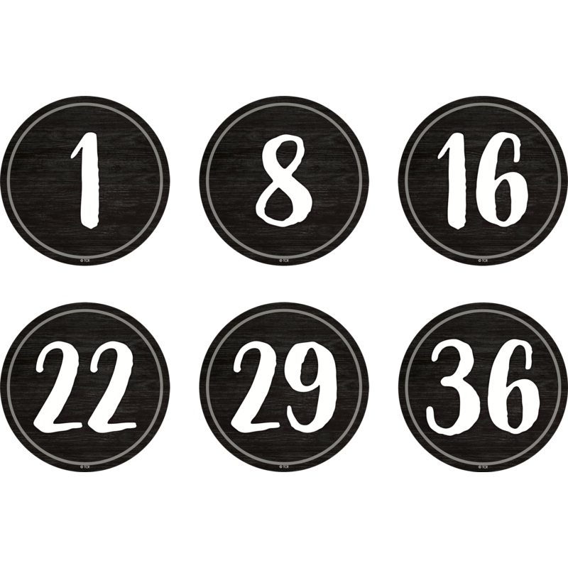 Spot On Floor Markers Modern Farmhouse Numbers 136 – 4″