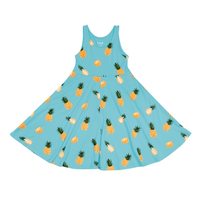 Tank Twirl Dress in Pineapple