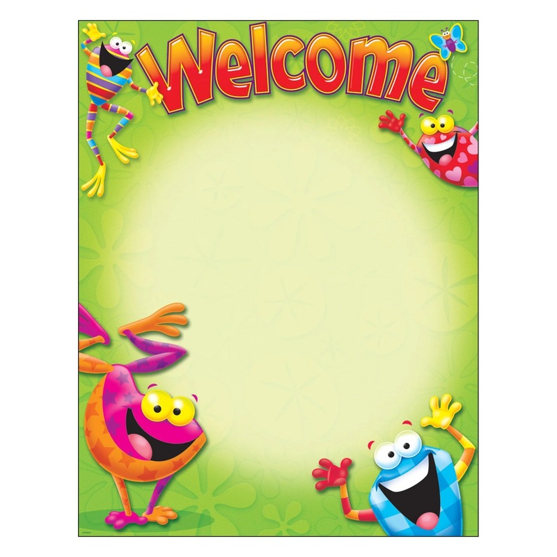 Welcome Frog-tastic! Learning Chart