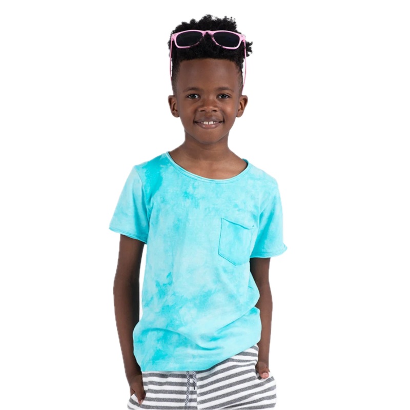 Appaman Teal Tie Dye Concert Tee