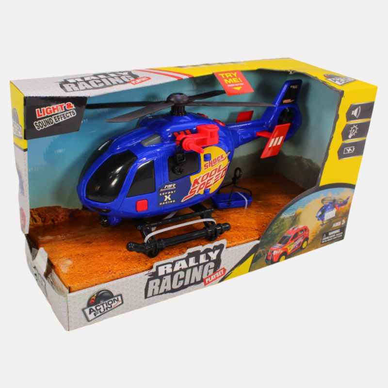 DHTS10554Rally Racing Friction Helicopter With Light And Voice
