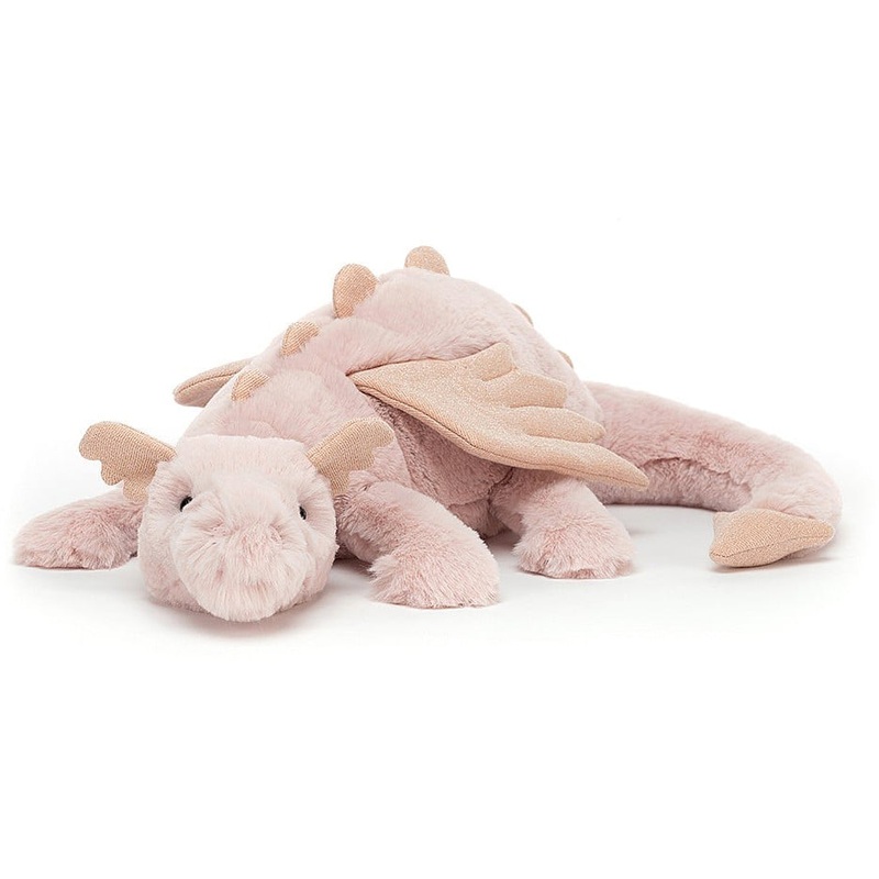 Jellycat Rose Dragon Medium, 20″