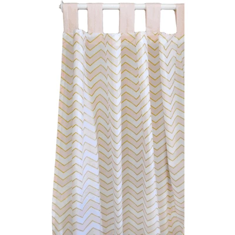 New Arrivals Gold Rush in Pink Window Panels – Set of 2
