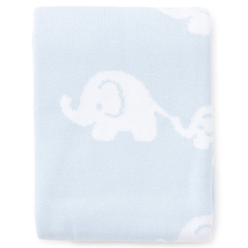 Kissy Kissy Novelty Blanket Elephant Light Blue