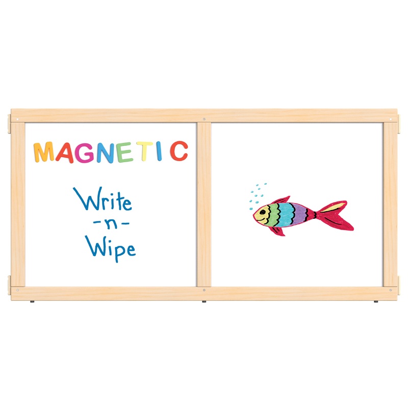 KYDZ Suite Panel – T-height – 48″ Wide – Magnetic Write-n-Wipe