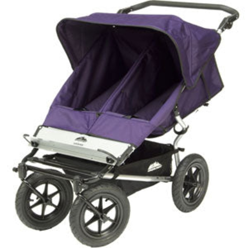 Mountain Buggy Urban Double Stroller in Plum Dot