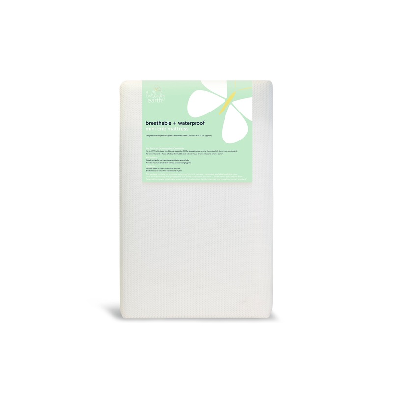 Lullaby Earth Breathe Safe – Breathable Mini Crib Mattress
