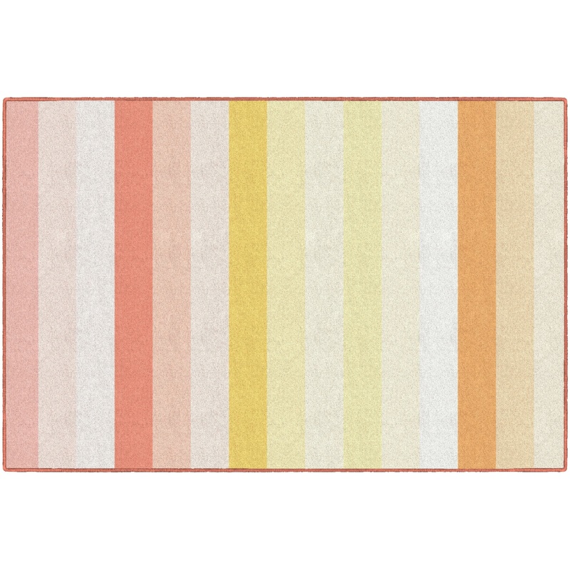 Simply Safari Sunset Stripes Rug By Schoolgirl Style