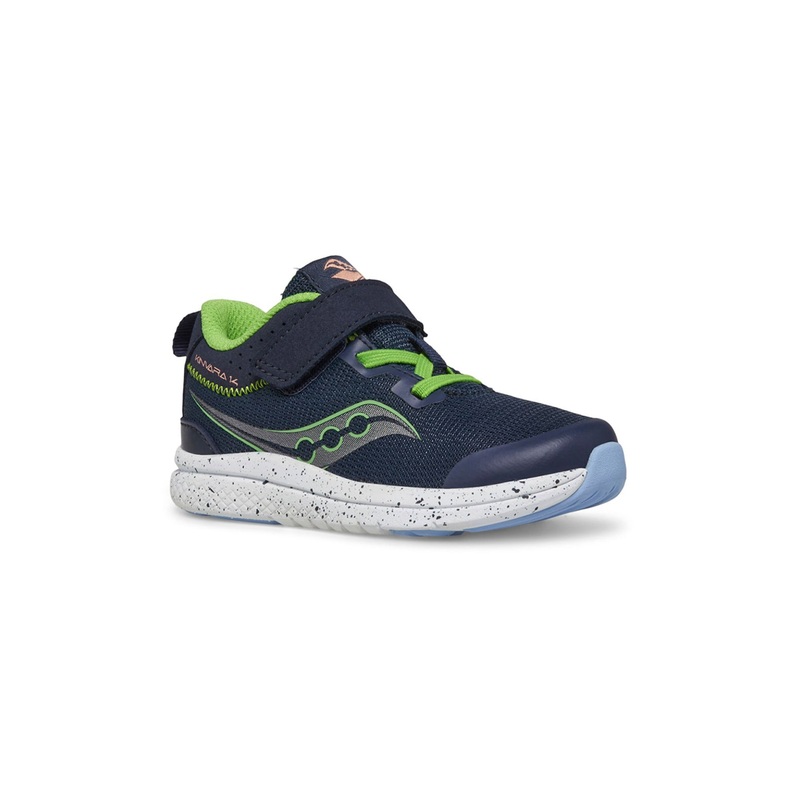 Saucony Kinvara 14 A/C Jr Sneaker – Navy/Green