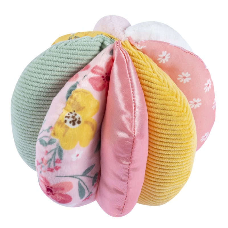 Baby Girls Pink & Yellow Floral Sensory Ball