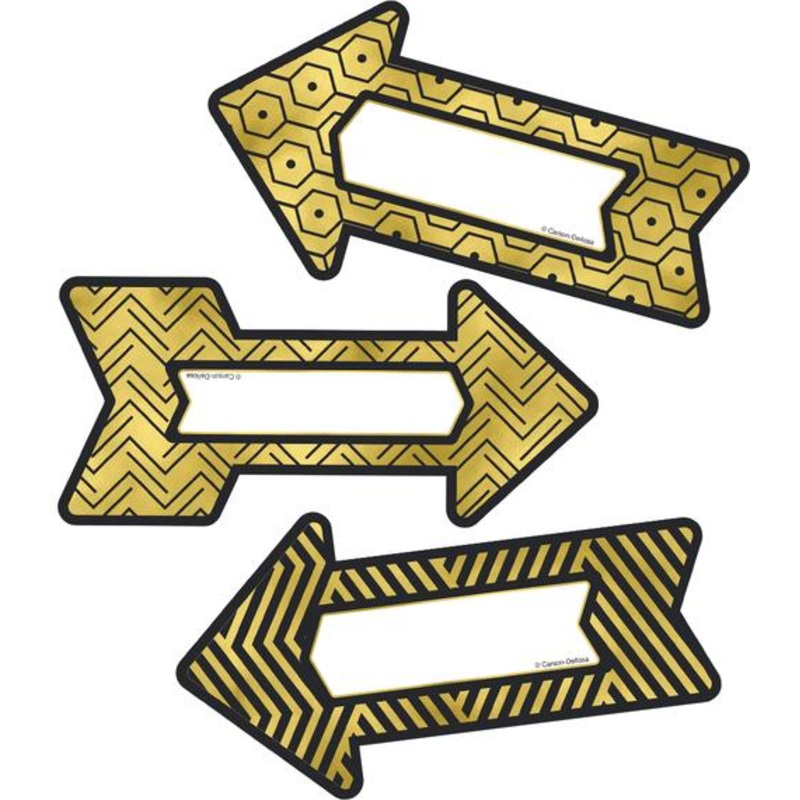 Black and Gold Arrows Cut-Outs(DISC)