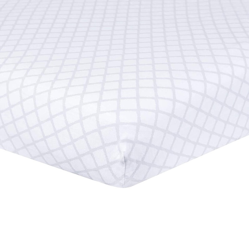 Crib Sheet Diamond Trellis