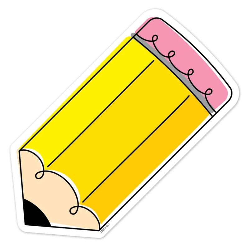 Doodle Pencil 6″ Designer Cut-Outs
