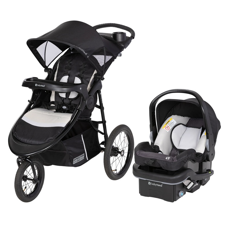 Expedition DLX Jogger Travel System with EZ-Lift Plus Infant Car Seat – Madrid Tan