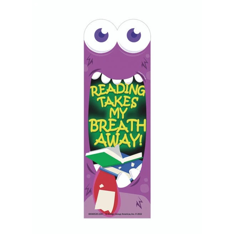 Reading Takes My Breath Away Scented Bookmarks