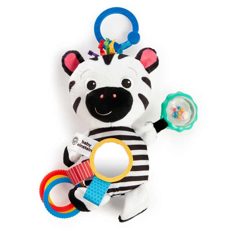 Baby Einstein Zen’s Sensory Play Plush Stroller Activity Toy
