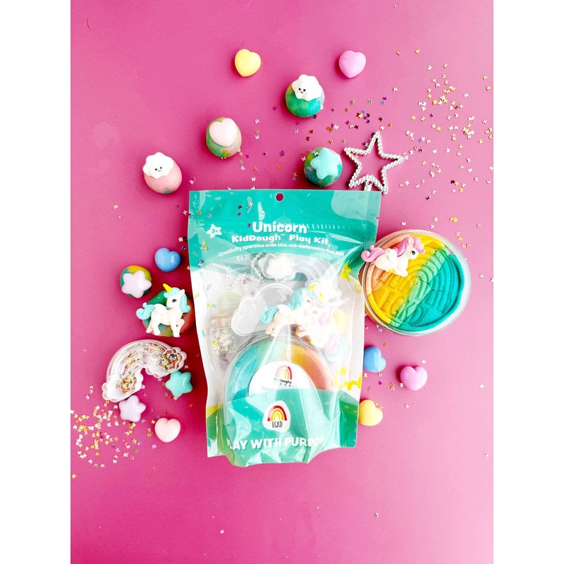 Earth Grown KidDoughs Unicorn (Rainbow Sherbet) KidDough Play Kit