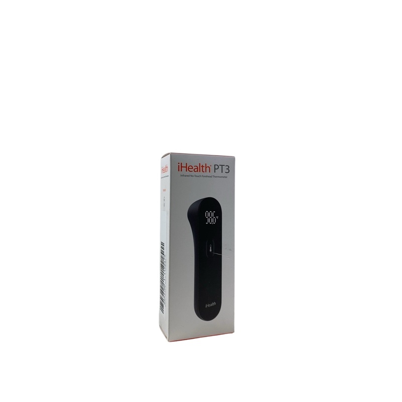 iHealth PT3 No-Touch Infrared Forehead Thermometer, Volcanic Black