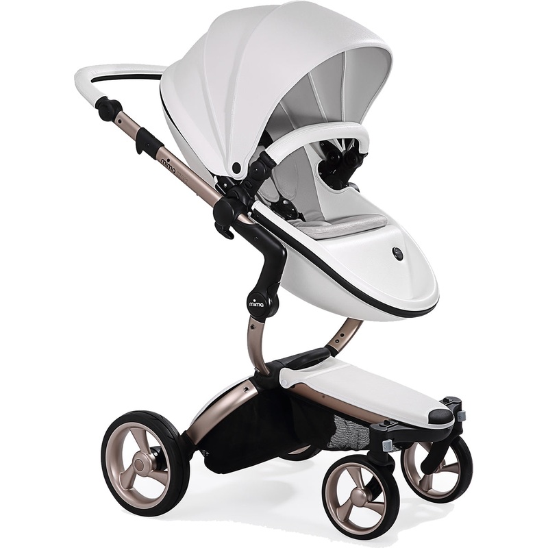 Mima 2019 Xari Complete Stroller, Rose Gold – Snow White / Stone White